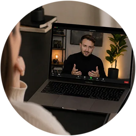 Videocall mit Andreas